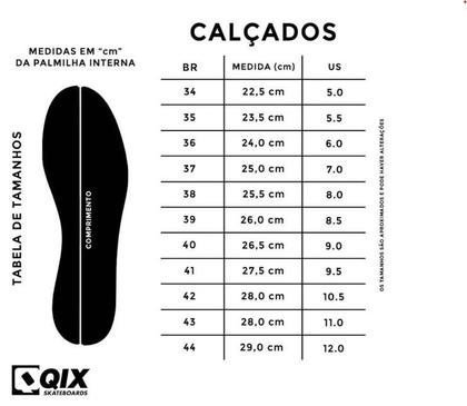 Imagem de Tênis Qix Bird Iii 3 Casual Modelo Estilo Retro Skate Masculino