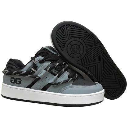 Imagem de Tênis Qix Double-G Breakbeats Robusto Corda Cinza Chumbo