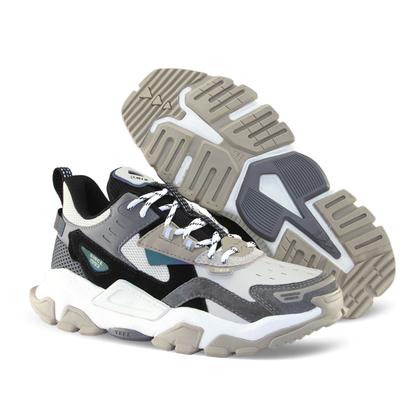 Imagem de Tênis Qix Trek Urban Hiking Unissex Bege/Rose Conforto e Estilo Casual