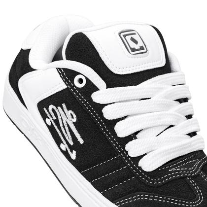 Imagem de Tênis Qix Unissex Camurça Chorão Lado B  Preto Branco