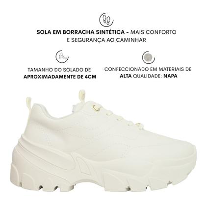 Imagem de Tênis Ramarim Chunky Dad Sneaker Plataforma Casual 25-86201