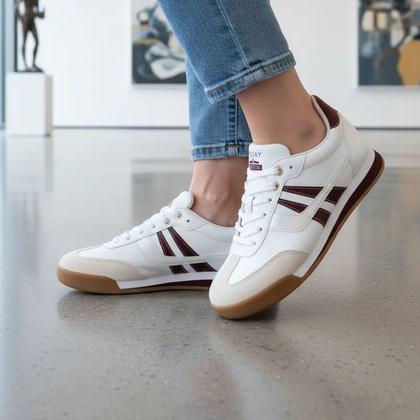 Imagem de Tênis Ramarim Feminino Flatform Casual 2596101 Branco Retro