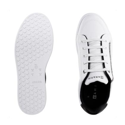 Imagem de Tênis Ramarim Flatform Cadarço Elástico Brilho 2487101 Branco