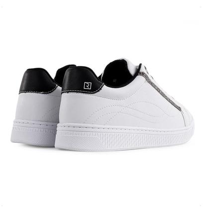 Imagem de Tênis Ramarim Flatform Cadarço Elástico Brilho 2487101 Branco