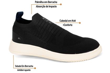 Imagem de Tênis Reserva RSV Go Viper Knit Masculino Flexível Elástico Confortável 751960018