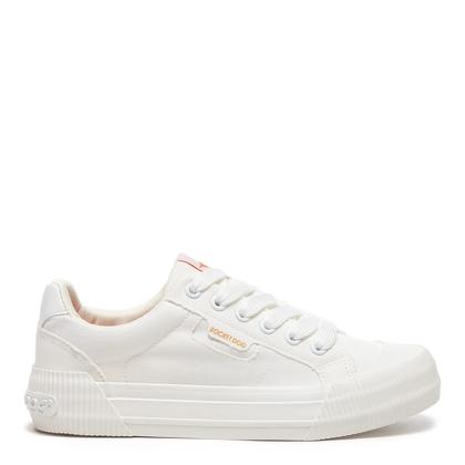 Imagem de Tênis Rocket Dog Cheery Canvas, algodão, femininos, brancos, 8,5 EUA