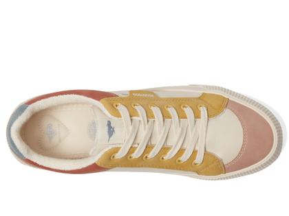 Imagem de Tênis Rocket Dog Cheery para mulheres Block Tan Combo 9.5