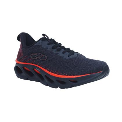 Imagem de Tênis Running Masculino Olympikus Diffuse 5 Azul E Laranja