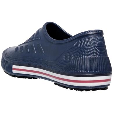 Imagem de Tênis Sapatenis Babuche Feminino E Masculino Tênis Eva Com Sola Listrada Antiderrapante Padaria