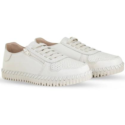 Imagem de Tenis Sapatênis Bottero Feminino de Couro 374103 Off White