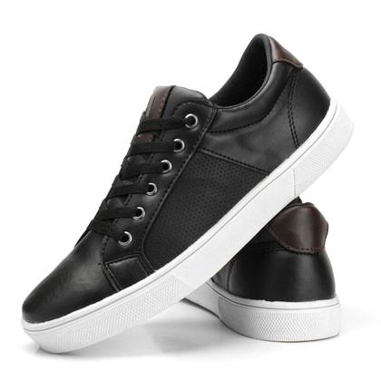 Imagem de Tênis Sapatênis Casual Conforto Sola Blaqueada + Palmilha GEL Dia a Dia