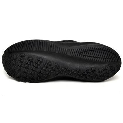 Imagem de Tênis Sapatênis Sneake Masculino Preto Sola Preta