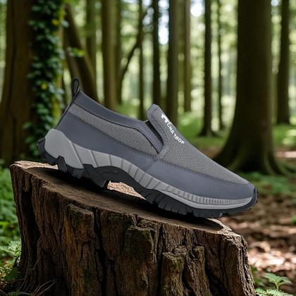 Imagem de Tenis Sapatilha Masculino Casual Moderno de Trilha Adventure Super Leve e Elastico Ajustável