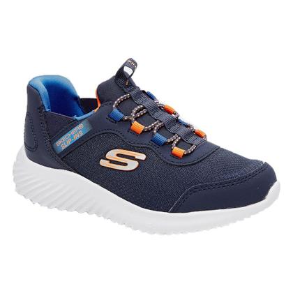 Imagem de Tênis Skechers Bounder Brisk Burst Marinho e Azul Infantil