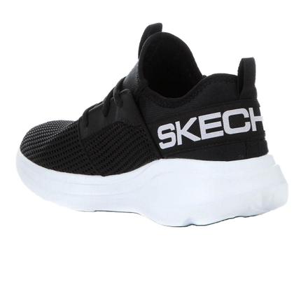 Imagem de Tênis Skechers Go Run Fast Valor Masculino - Preto e Branco