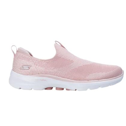 Imagem de Tênis Skechers Go Walk 6 Glimmering Feminino Rosa