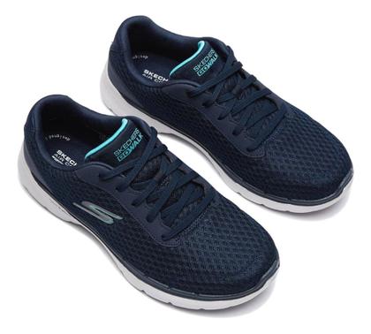 Imagem de Tênis Skechers Go Walk 6 Iconic Vision Azul Feminino