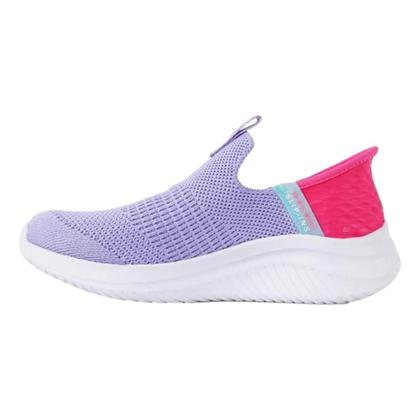 Imagem de Tênis skechers slip ultra flex 3.0 fresh time infantil menina 303800l