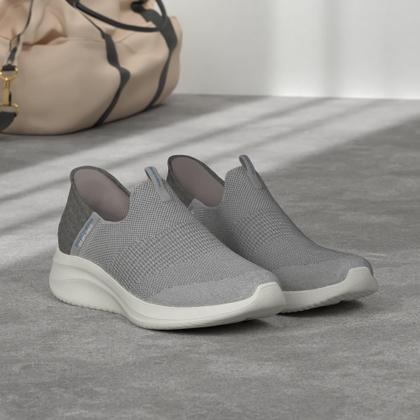 Imagem de Tênis Skechers Ultra Flex 3.0 Smooth Step Hands Free Grey
