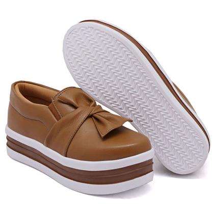 Imagem de Tênis Slip On Dk Shoes Laço Frontal e Sola Borracha Robusta com Detalhe Listra
