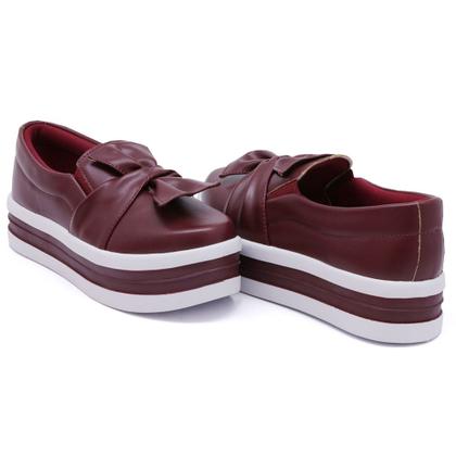 Imagem de Tênis Slip On Dk Shoes Laço Frontal e Sola Borracha Robusta com Detalhe Listra