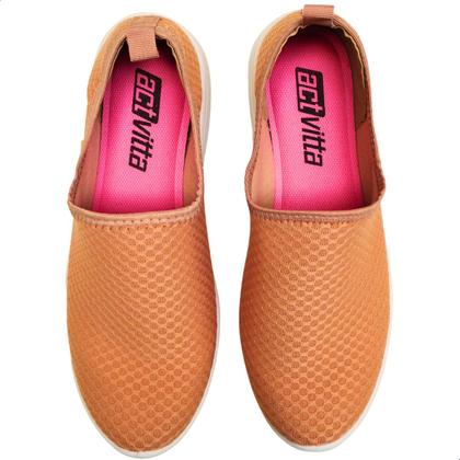 Imagem de Tenis Slip On Feminino Actvitta Lycra Confortavel