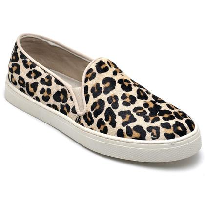 Imagem de Tênis Slip On Feminino Animal Print Onça Casual Conforto