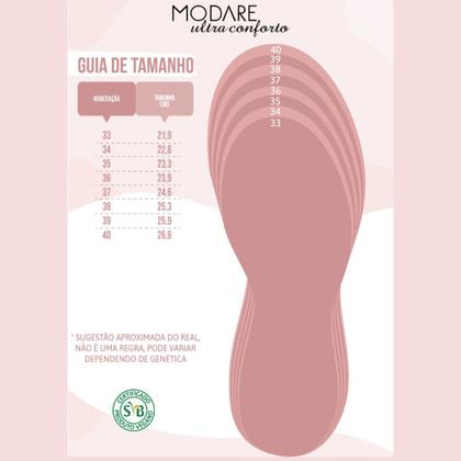 Imagem de Tênis Slip On Feminino Modare Ultraconforto Gel Tech Bolhas