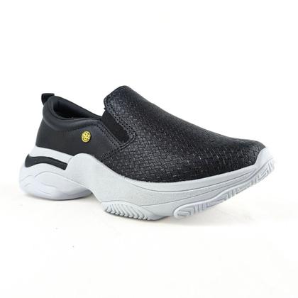 Imagem de Tênis Slip On Ramarim Feminino Conforto Original Com Nf 2674101 Tamanho:37Cor:PRETO