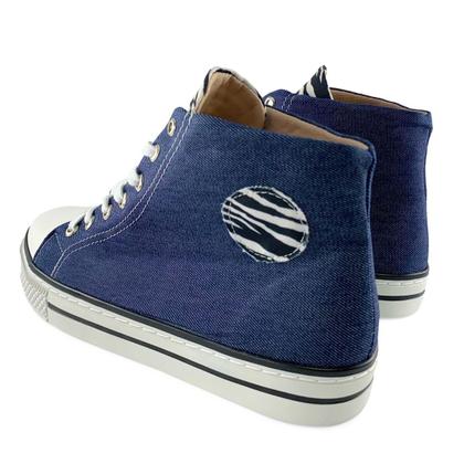 Imagem de Tênis Star Jeans Azul com Detalhe Zebra - ULLY