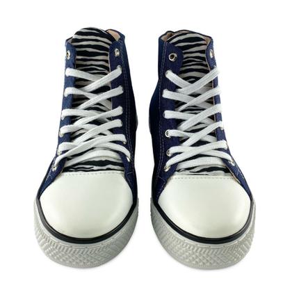 Imagem de Tênis Star Jeans Azul com Detalhe Zebra - ULLY