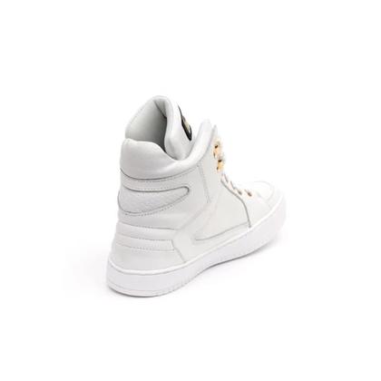 Imagem de Tenis Top Fitness Academia Treino Exercício Funcional Botinha Cano Alto Branco