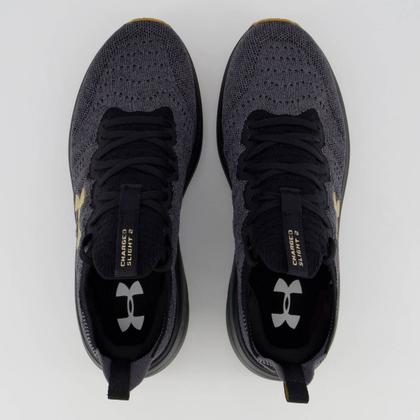 Imagem de Tênis Under Armour Charged Slight 2 Cinza e Preto