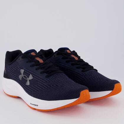 Imagem de Tênis Under Armour Charged Starlight SE Marinho e Laranja