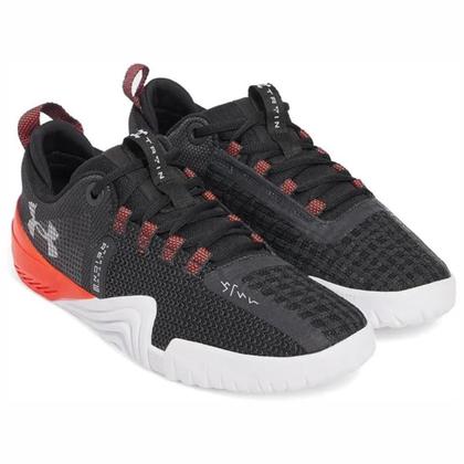 Imagem de Tênis Under Armour Tribase Reign 6 Masculino Preto Vermelho