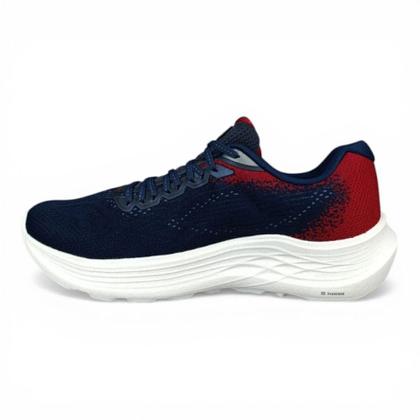 Imagem de Tênis Unisex Olympikus index 4 Evasense Confortável Tamanho:44cor:marinho/vermelho