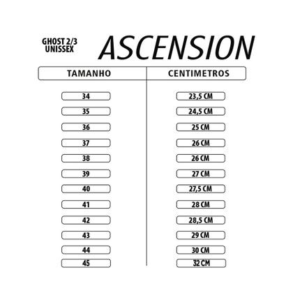 Imagem de Tênis unissex ghost 2 super leve com tecido respirave