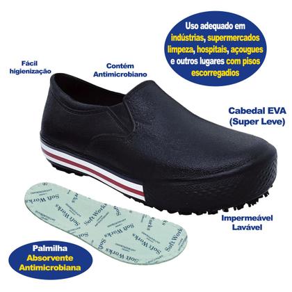 Imagem de Tênis Unissex Profissional SoftWorks Antiderrapante Segurança Leve BB80