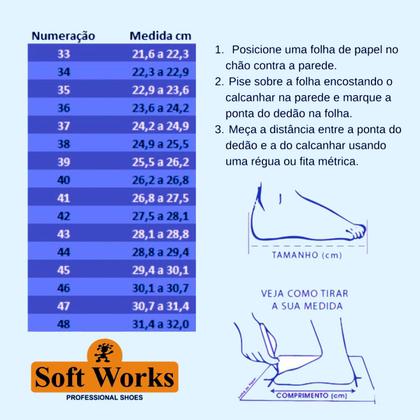 Imagem de Tênis Unissex Profissional SoftWorks Antiderrapante Segurança Leve BB80