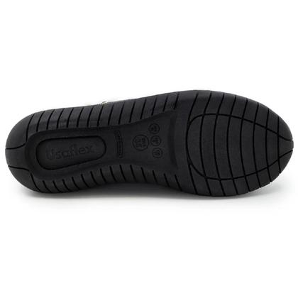 Imagem de Tênis Usaflex Casual em Couro com Zíper e Elástico