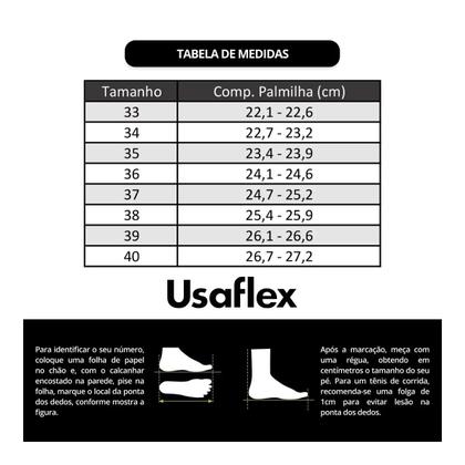 Imagem de Tênis Usaflex Em Couro Slip On Zíper MM1801