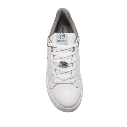 Imagem de Tênis Via Marte Casual Com Pingente Flatform 138-005 Branco