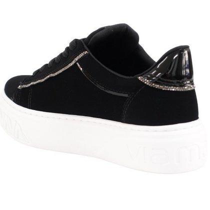 Imagem de Tênis Via Marte Com strass Preto Ref.: 23-13903