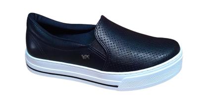 Imagem de Tenis Via Marte Feminino Calce Facil Leve Macio Flat Slip On