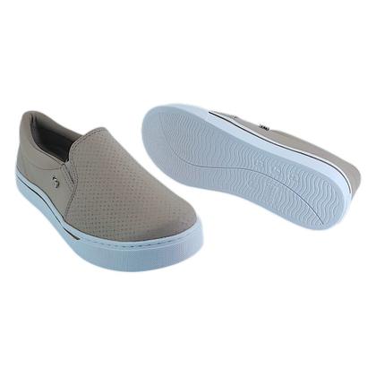 Imagem de Tenis Via Marte Feminino Calce Facil Leve Macio Flat Slip On