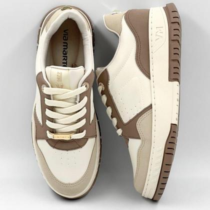 Imagem de Tênis Via Marte Flatform Casual com Cadarço Feminino