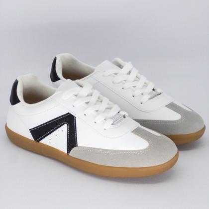 Tenis Vizzano Branco Feminino Casual Recortes Macio Tênis