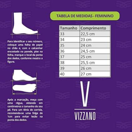 Imagem de Tênis Vizzano Feminino Slip On Branco Essencial