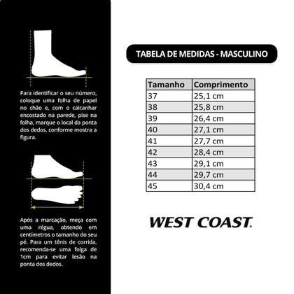 Imagem de Tênis West Coast Masculino WC 74 Malibu