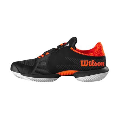 Imagem de Tênis Wilson Kaos Swift 1.5 Clay Masculino Preto e Laranja